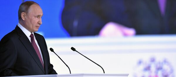Vladímir Putin ofrece su mensaje anual ante la Asamblea Federal - Sputnik Mundo