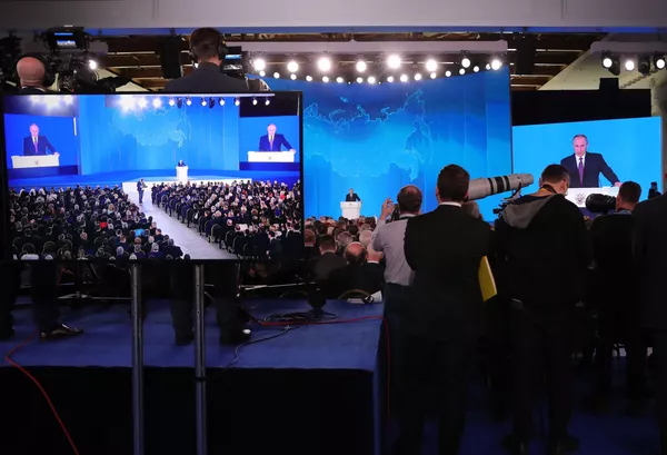 Las líneas maestras para el futuro, en el discurso de Putin Las líneas maestras para el futuro, en el discurso de Putin - Sputnik Mundo