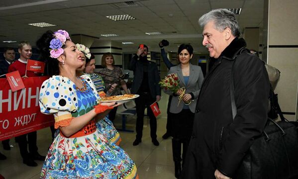 El candidato a la Presidencia de Rusia por el Partido Comunista, Pável Grudinin El candidato a la Presidencia de Rusia por el Partido Comunista, Pável Grudinin - Sputnik Mundo