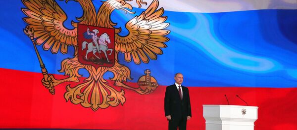 Vladímir Putin ofrece su mensaje anual ante la Asamblea Federal - Sputnik Mundo