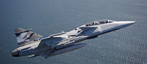 El caza sueco Gripen E - Sputnik Mundo