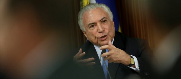 Michel Temer, presidente de Brasil - Sputnik Mundo