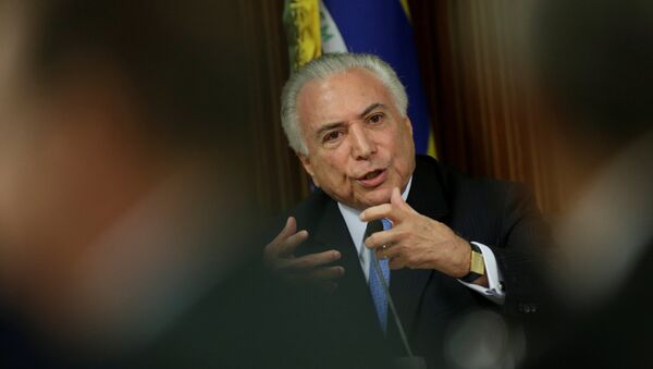 Michel Temer, presidente de Brasil - Sputnik Mundo