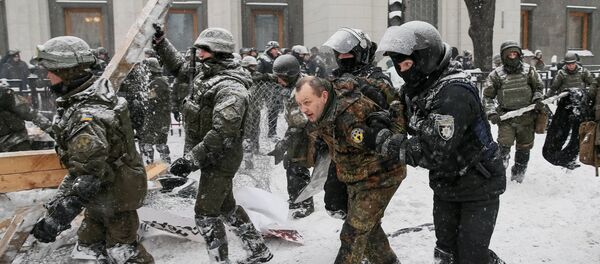 Las manifestaciones en Kiev, Ucrania - Sputnik Mundo