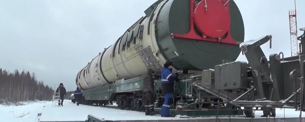 Sistema de misiles Sarmat (archivo) - Sputnik Mundo