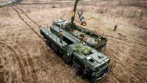 Sistema de misiles Iskander-M, foto de archivo - Sputnik Mundo