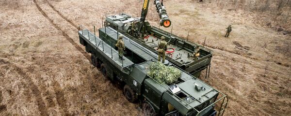 Sistema de misiles Iskander-M, foto de archivo - Sputnik Mundo