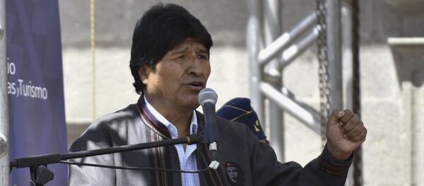 Evo Morales, presidente de Bolivia - Sputnik Mundo