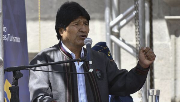 Evo Morales, presidente de Bolivia - Sputnik Mundo