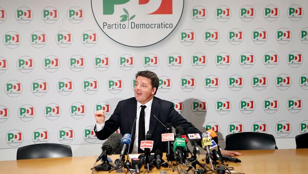 Matteo Renzi, primer ministro de Italia - Sputnik Mundo