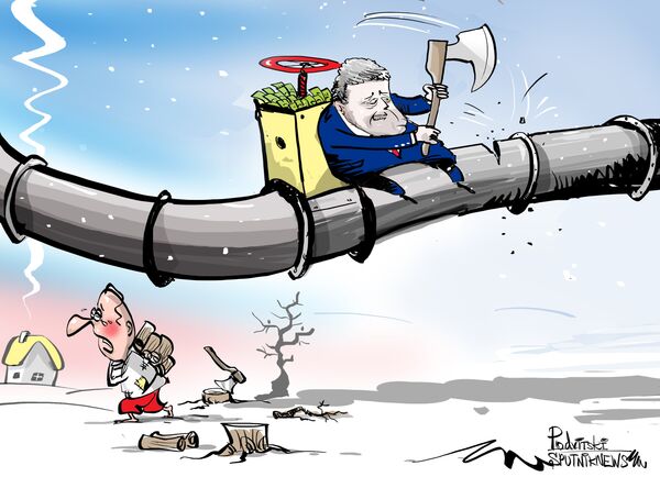 ¡Poroshenko, tengo frío! ¿Para qué congela el presidente ucraniano a su propio pueblo? - Sputnik Mundo