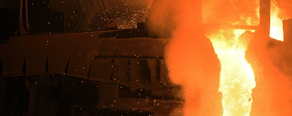 Producción de acero (imagen referencial) - Sputnik Mundo