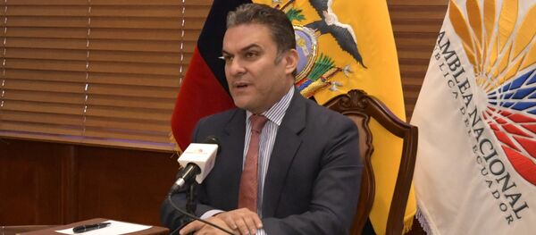 José Serrano, presidente del Parlamento de Ecuador - Sputnik Mundo