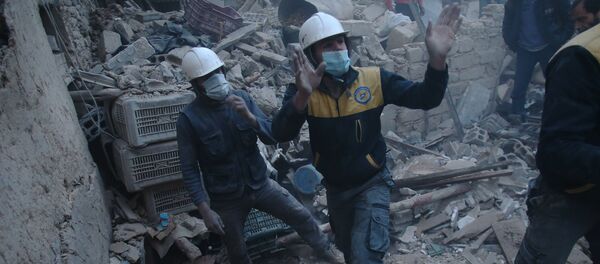 Los Cascos Blancos en Siria (imagen referencial) - Sputnik Mundo