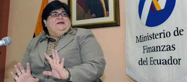 María Elsa Viteri, ministra de Economía y Finanzas de Ecuador - Sputnik Mundo