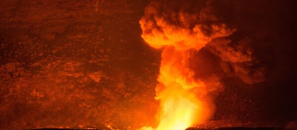 Erupción volcánica (imagen ilustrativa) - Sputnik Mundo