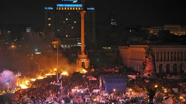 Situación en Ucrania un día antes del golpe de Estado (archivo) Situación en Ucrania un día antes del golpe de Estado (archivo) - Sputnik Mundo