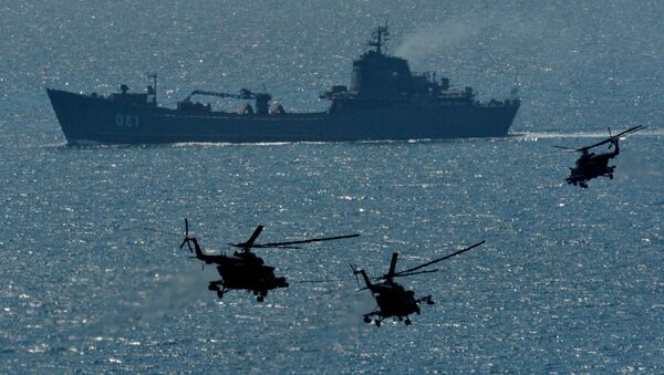 Buque de desembarco Nikolái Vílkov (archivo) - Sputnik Mundo