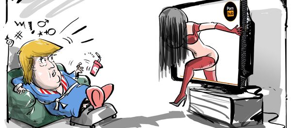 La actriz porno Stormy Daniels pasa al ataque y demanda a Trump - Sputnik Mundo