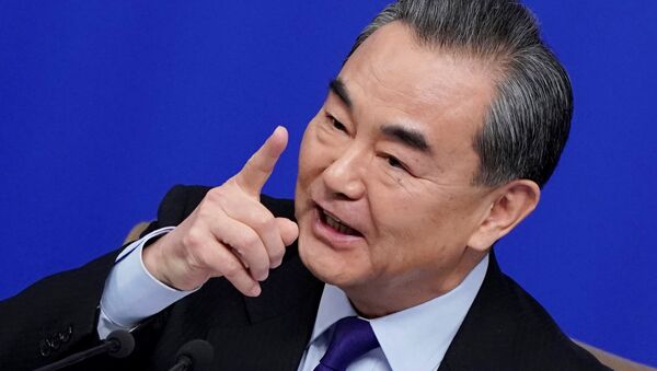 Wang Yi, ministro de Relaciones Exteriores de China - Sputnik Mundo