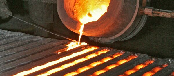 На подмосковном металлургическом заводе в Ступино - Sputnik Mundo