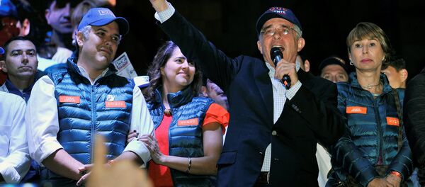 Álvaro Uribe, expresidente de Colombia - Sputnik Mundo