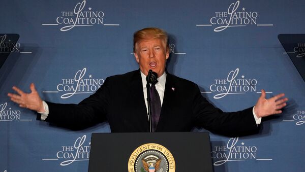 Donald Trump, presidente de EEUU - Sputnik Mundo