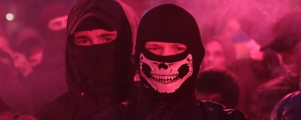 Marcha de nacionalistas ucranianos en Leópolis, Ucrania (archivo) Marcha de nacionalistas ucranianos en Leópolis, Ucrania (archivo) - Sputnik Mundo