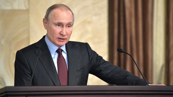 Vladímir Putin, presidente ruso - Sputnik Mundo