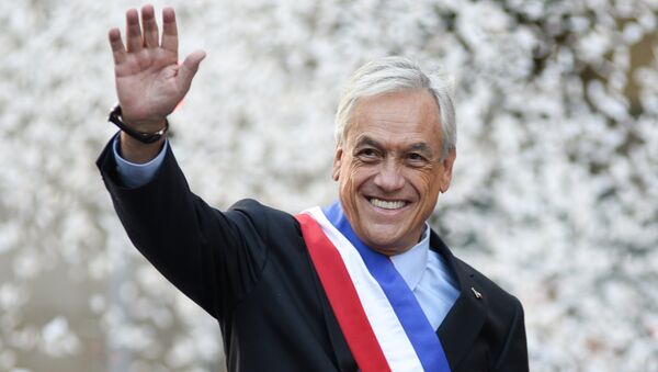 Sebastián Piñera, presidente de Chile - Sputnik Mundo