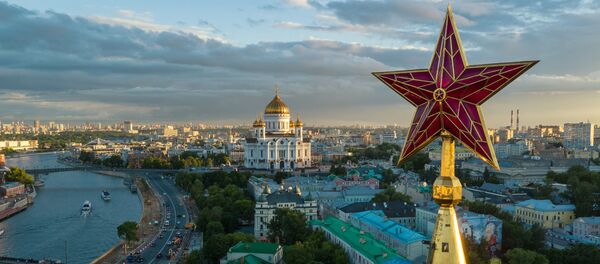 Una de las estrellas del Kremlin de Moscú, Rusia - Sputnik Mundo