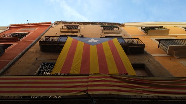 Estelada, la bandera independentista de Cataluña - Sputnik Mundo