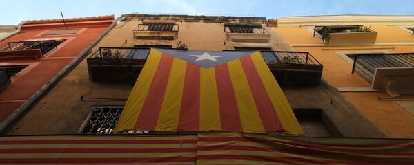 Estelada, la bandera independentista de Cataluña - Sputnik Mundo