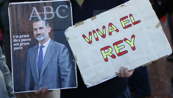 Un retrato del Rey de España, Felipe VI (imagen referencial) - Sputnik Mundo