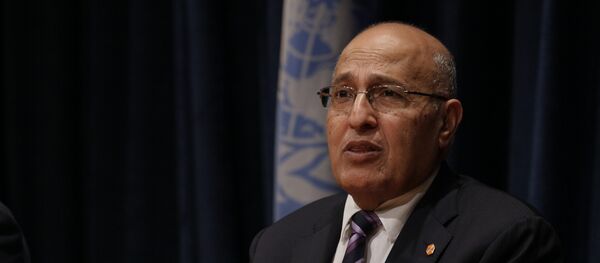 Nabil Shaath, el asesor del presidente de Palestina para relaciones internacionales Nabil Shaath, el asesor del presidente de Palestina para relaciones internacionales - Sputnik Mundo
