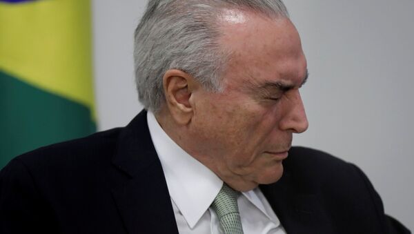 Michel Temer, presidente de Brasil - Sputnik Mundo