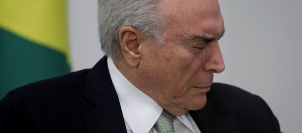 Michel Temer, presidente de Brasil - Sputnik Mundo