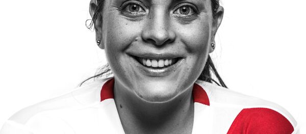 Jessica Lapeyre, hincha de la selección peruana de fútbol - Sputnik Mundo