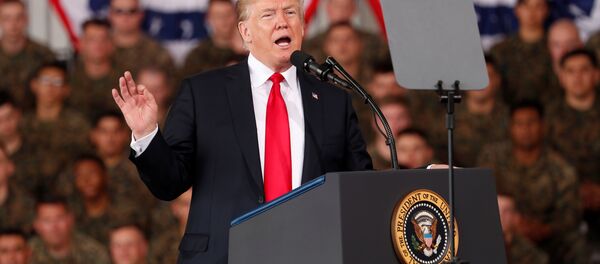 Donald Trump, presidente de EEUU - Sputnik Mundo