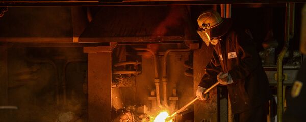 Producción de acero (imagen referencial) - Sputnik Mundo
