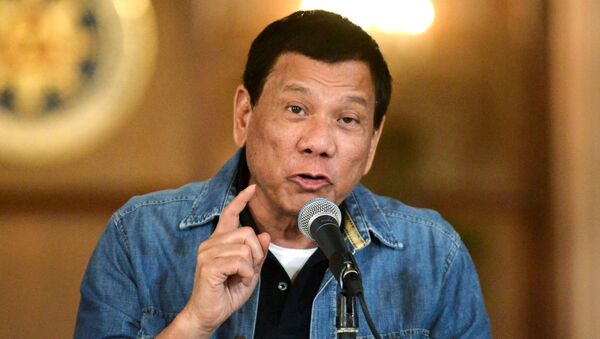 Rodrigo Duterte, presidente de Filipinas - Sputnik Mundo