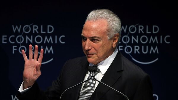 Michel Temer, presidente de Brasil - Sputnik Mundo