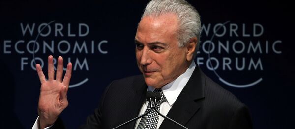 Michel Temer, presidente de Brasil - Sputnik Mundo