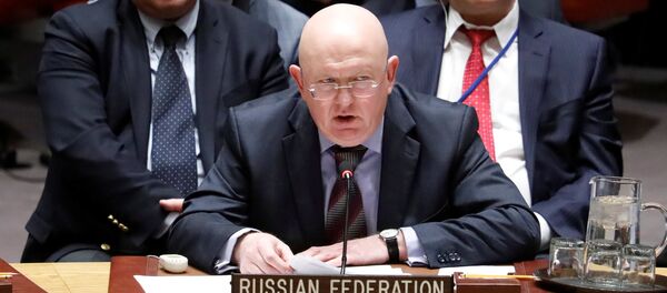 Vasili Nebenzia, el Representante Permanente de Rusia ante la ONU Vasili Nebenzia, el Representante Permanente de Rusia ante la ONU - Sputnik Mundo