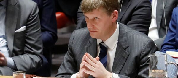 Jonathan Allen, representante permanente adjunto de Gran Bretaña ante la ONU Jonathan Allen, representante permanente adjunto de Gran Bretaña ante la ONU - Sputnik Mundo