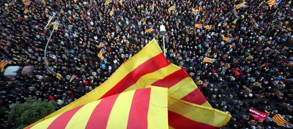 Bandera independentista de Cataluña - Sputnik Mundo
