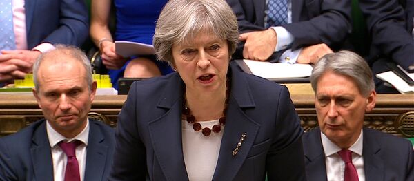 Theresa May, primera ministra del Reino Unido Theresa May, primera ministra del Reino Unido - Sputnik Mundo
