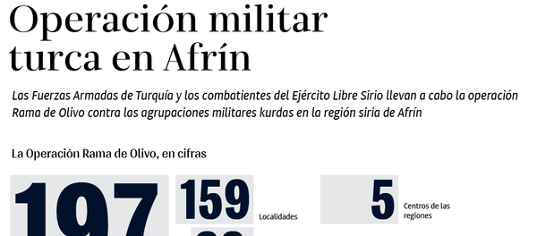 Todos los detalles de la operación militar turca en Afrín - Sputnik Mundo