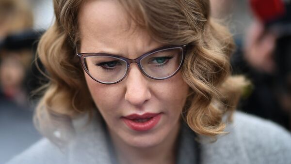 La candidata presidencial rusa Ksenia Sobchak - Sputnik Mundo