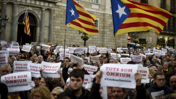 Manifestación en Barcelona - Sputnik Mundo